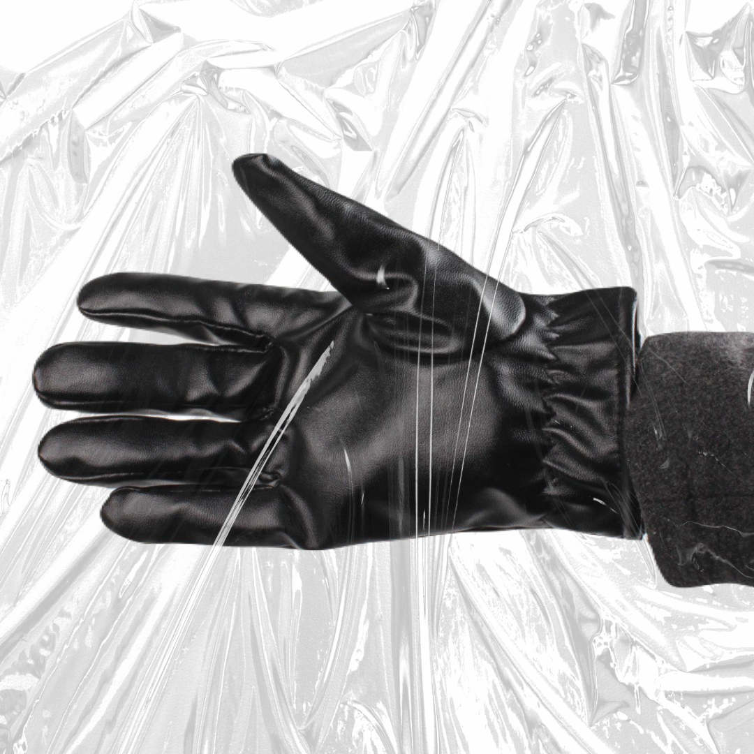 Classic Black Leather Gloves