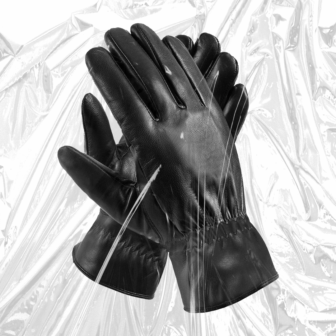 Classic Black Leather Gloves